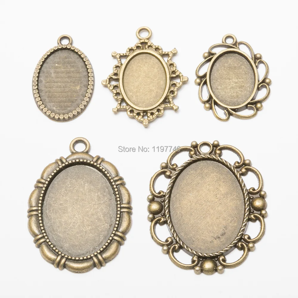Bronze Metal Bezel Blank Tray Glass Cabochon Cameo Necklace Pendants Charms Round Base Making Findings Diy Handmade Jewelry 2019
Bronze Metal Bezel Blank Tray Glass Cabochon Cameo Necklace Pendants Charms Round Base Making Findings Diy Handmade Jewelry 2019