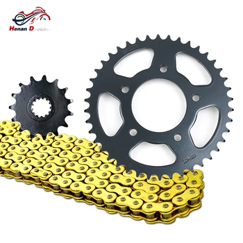 525 15T 42T Motorcycle Transmission Chain and Front Rear Sprocket Set for Honda CB400 Super Sport Special Edition 2011 2016
525 15T 42T Motorcycle Transmission Chain and Front Rear Sprocket Set for Honda CB400 Super Sport Special Edition 2011 2016