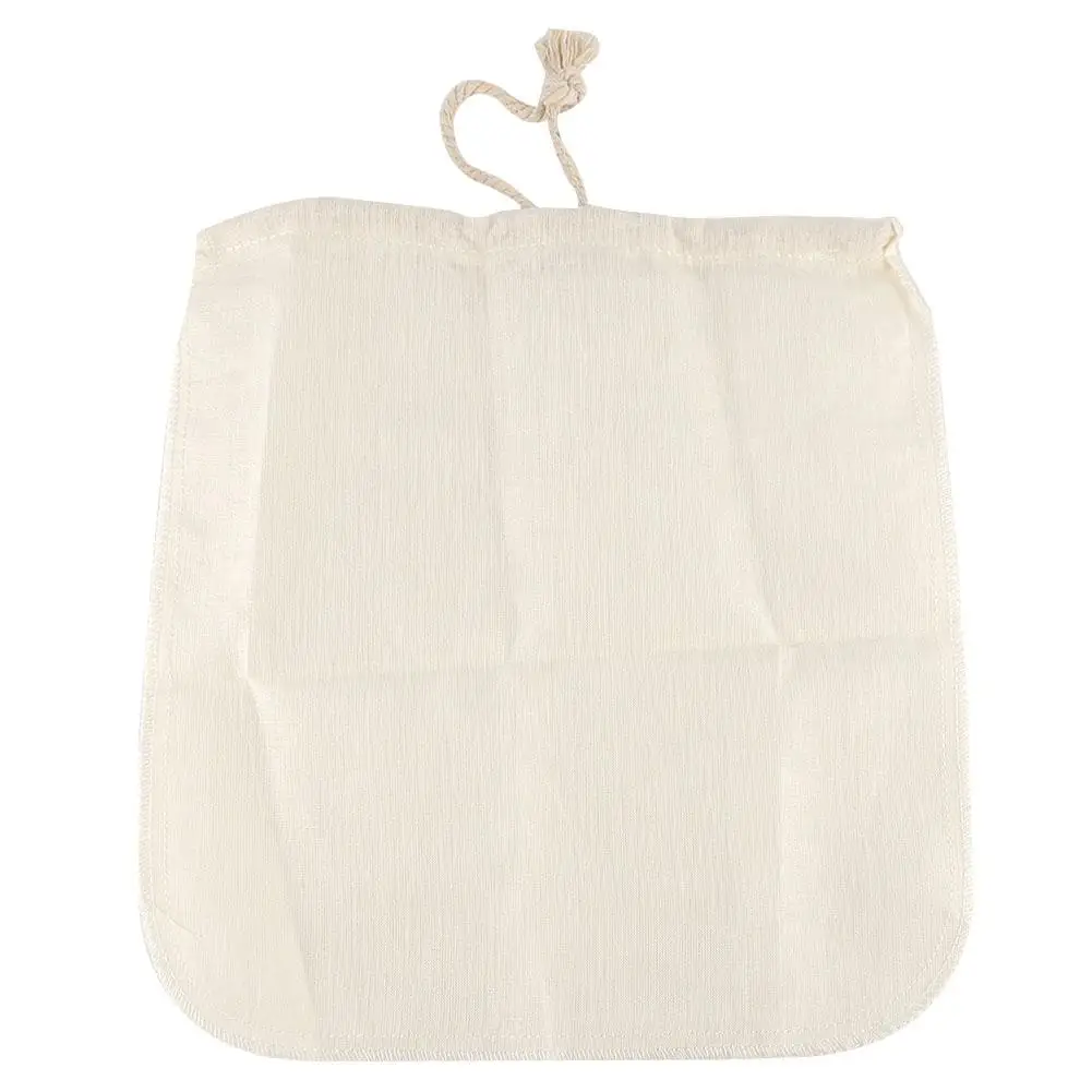 Reusable Cotton Linen Fine Mesh Food Strainer Filter Bag for Home Nut Milk Cold Brew Coffee Juice Kitchen Tools Accessories
Reusable Cotton Linen Fine Mesh Food Strainer Filter Bag for Home Nut Milk Cold Brew Coffee Juice Kitchen Tools Accessories