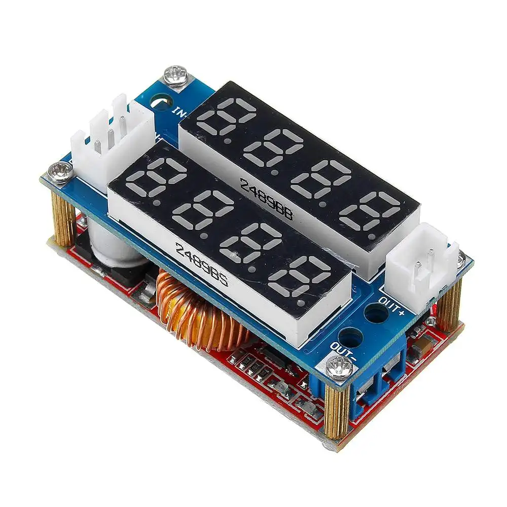 5A Step Down Digital Receiver Charge Module CC CV Adjustable With LED Display For Arduino Blue/Red
5A Step Down Digital Receiver Charge Module CC CV Adjustable With LED Display For Arduino Blue/Red
