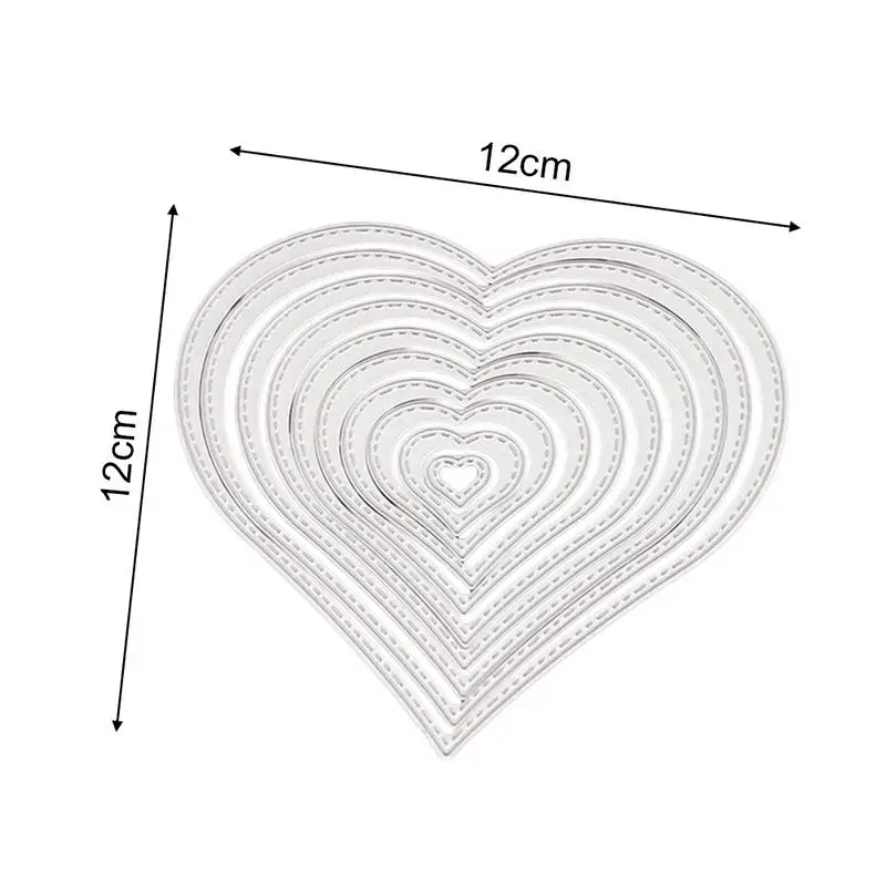 Metal Embossed Cutting Die Carbon Steel Paper Cutting Mold Card Stencils DIY Puzzle Theme Template 10 Pieces Set Heart Shaped
Metal Embossed Cutting Die Carbon Steel Paper Cutting Mold Card Stencils DIY Puzzle Theme Template 10 Pieces Set Heart Shaped