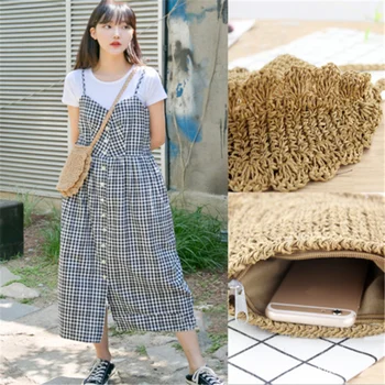 2019 Newest Women Girl Hand Woven Rattan Wallet Straw Woven Purse Handmade Crossbody Coin Purses Phone Wallet
2019 Newest Women Girl Hand Woven Rattan Wallet Straw Woven Purse Handmade Crossbody Coin Purses Phone Wallet