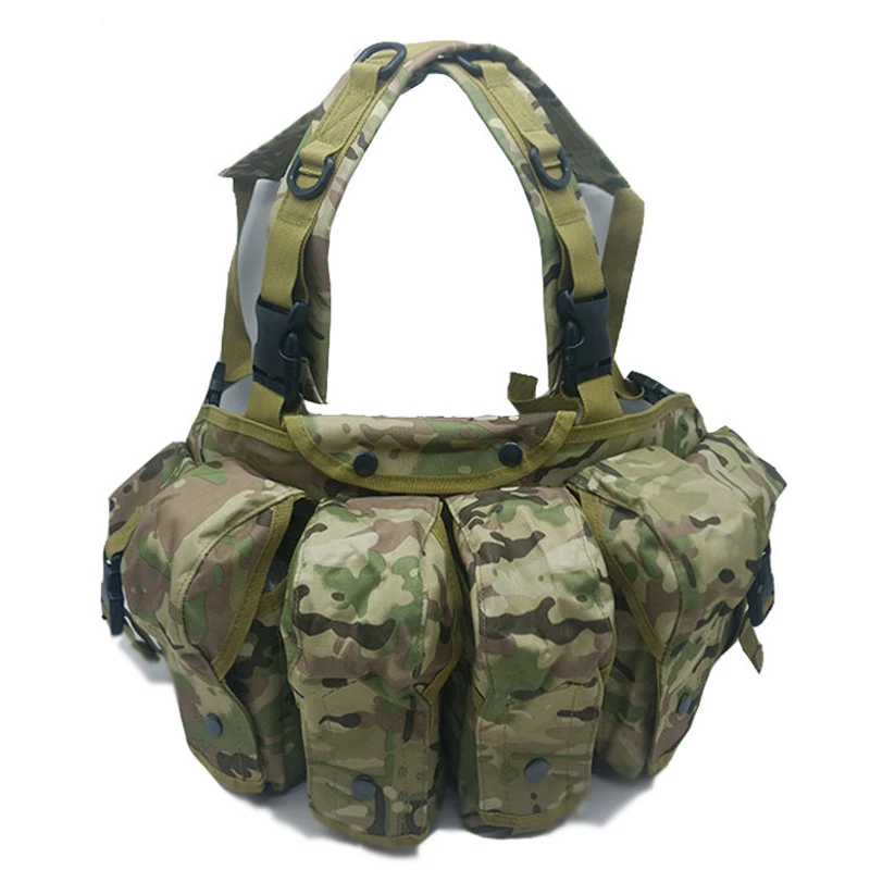 Military Tactical Vest Army Airsoft Ammo Chest Rig AK 47 Combat Molle Vest Soldier Training Camouflage Jungle Hunting Vest
Military Tactical Vest Army Airsoft Ammo Chest Rig AK 47 Combat Molle Vest Soldier Training Camouflage Jungle Hunting Vest