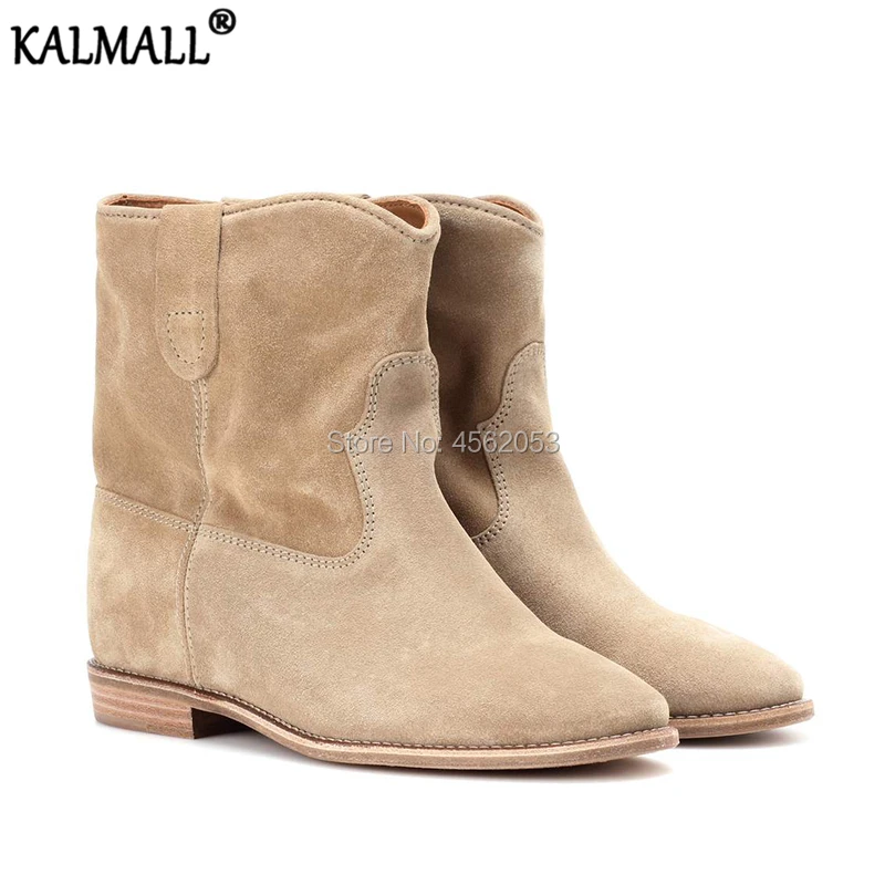 KALMALL Autumn Winter Women Vintage Shoes Casual Slip On Suede Gladiator Botas Mujer Height Increase Concealed Wedge Ankle Boots
KALMALL Autumn Winter Women Vintage Shoes Casual Slip On Suede Gladiator Botas Mujer Height Increase Concealed Wedge Ankle Boots