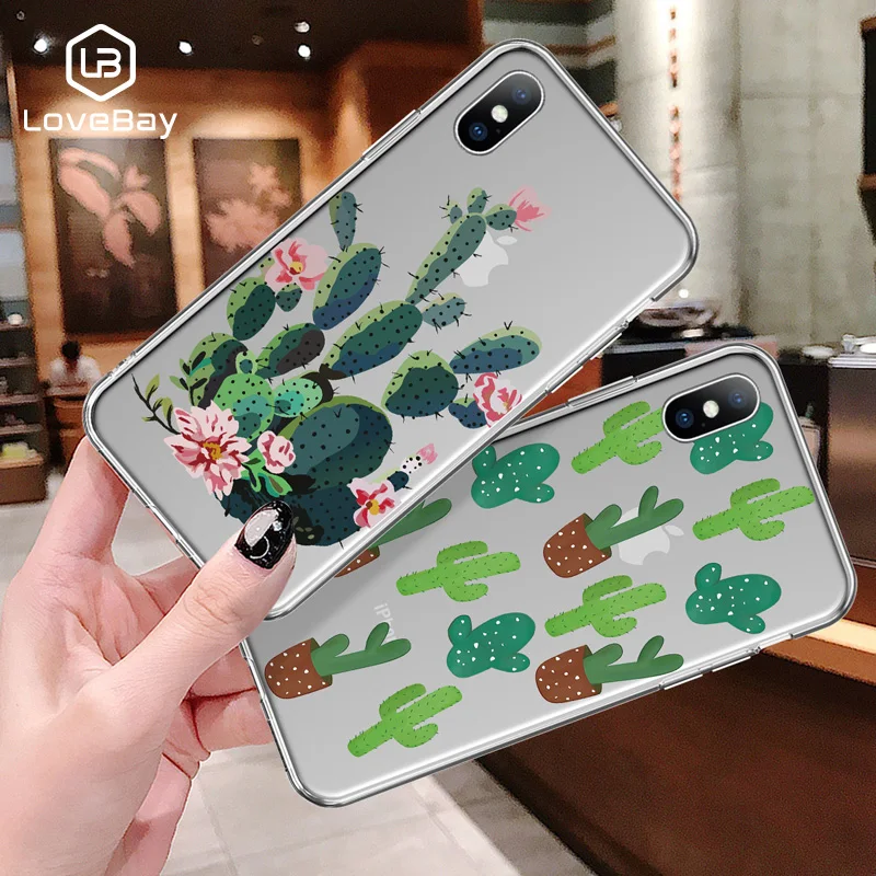 Lovebay For iPhone 6 6s 7 8 Plus X XR XS Max 5 5s SE Phone Case Fashion Cartoon Cactus Green Leaf Soft TPU Shell For iPhone X
Lovebay For iPhone 6 6s 7 8 Plus X XR XS Max 5 5s SE Phone Case Fashion Cartoon Cactus Green Leaf Soft TPU Shell For iPhone X