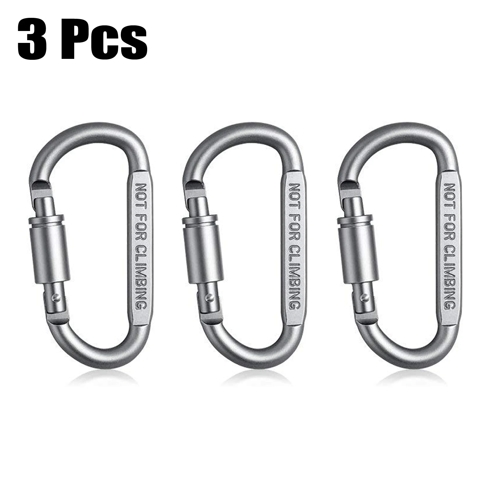 

Carabiner hooks Ideal Aluminum Carabiner D-Ring Key Chain Keychain Clip Hook Outdoor Buckle