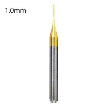 Engraving Edge Cutter Titanium Coated Milling Cutter CNC Router Bits End Mill for PCB Machine 0.80mm/1.0mm/1.2mm/1.5mm/1.6mm
Engraving Edge Cutter Titanium Coated Milling Cutter CNC Router Bits End Mill for PCB Machine 0.80mm/1.0mm/1.2mm/1.5mm/1.6mm