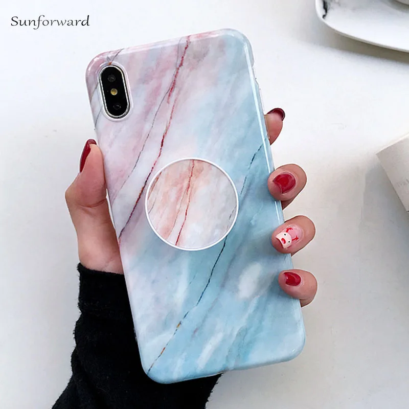 Glossy Marble Phone Capa Case For iPhone X XR XS MAX Cases Silicone TPU Soft Anti-Knock For iPhone 6 6S 7 8 Plus Cover Kickstand
Glossy Marble Phone Capa Case For iPhone X XR XS MAX Cases Silicone TPU Soft Anti-Knock For iPhone 6 6S 7 8 Plus Cover Kickstand