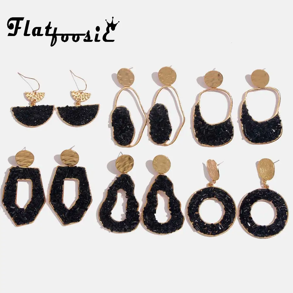 Flatfoosie Boho Crystal Long Dangle Earrings Gold Color Vintage Handmade Beads Round Geometric Elegant Drop Earring Girl Jewelry
Flatfoosie Boho Crystal Long Dangle Earrings Gold Color Vintage Handmade Beads Round Geometric Elegant Drop Earring Girl Jewelry
