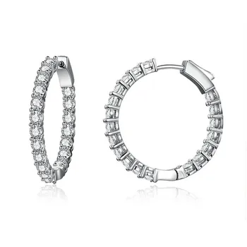 Classic New Silver Color Round Circle Luminous Cubic Zirconia Stud Earrings for Women Hyperbole Earrings Jewelry YIE138
Classic New Silver Color Round Circle Luminous Cubic Zirconia Stud Earrings for Women Hyperbole Earrings Jewelry YIE138
