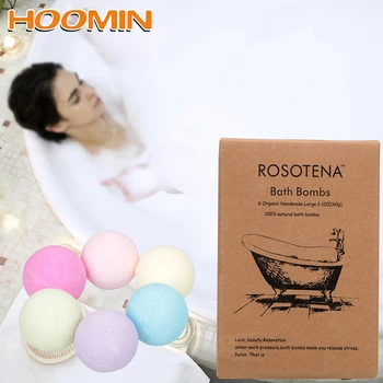 HOOMIN Body Oil Moisturizing Bath Ball 6 piece/Box Bath Salt Bombs Natural Bubble Bath Salt Ball Refine Pores Relieve Fatigue
HOOMIN Body Oil Moisturizing Bath Ball 6 piece/Box Bath Salt Bombs Natural Bubble Bath Salt Ball Refine Pores Relieve Fatigue