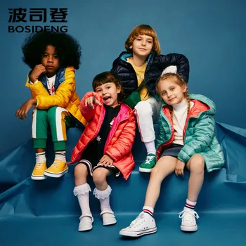 BOSIDENG 2018 new early winter thin down jacket for kid boy girl winter duck down coat ultra light hooded camouflage T80131518
BOSIDENG 2018 new early winter thin down jacket for kid boy girl winter duck down coat ultra light hooded camouflage T80131518