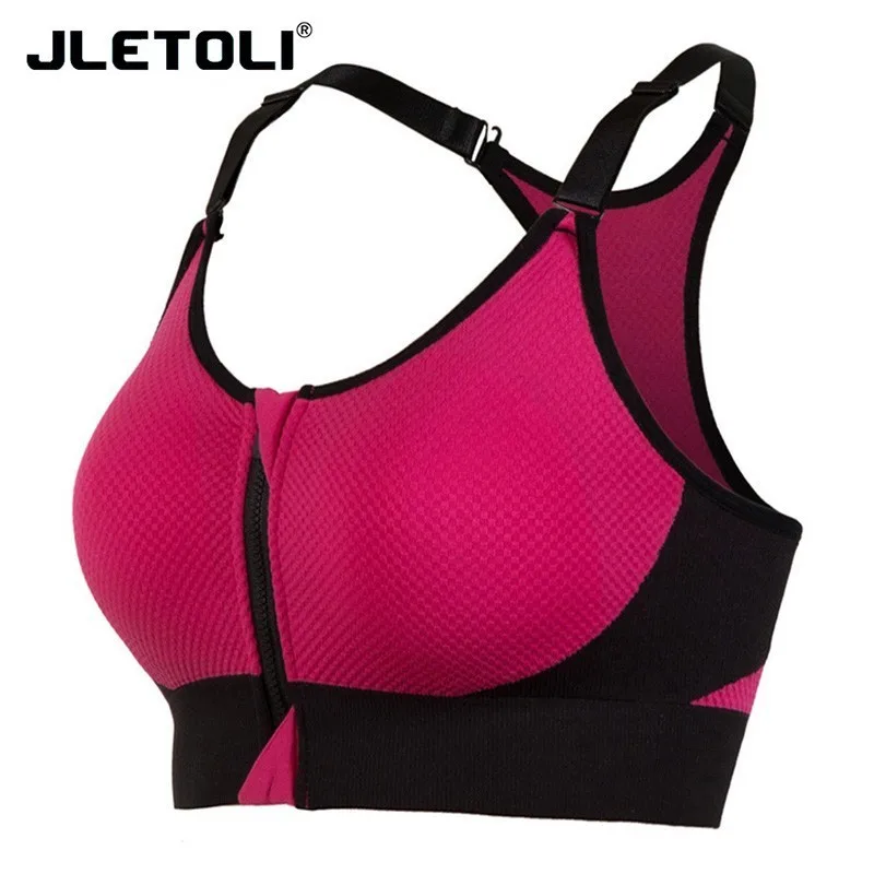 JLETOLI Women's Sports Bra Fitness Bra Zipper Sports Tops Fitness Yoga Running Brassiere Shockproof No Steel Ring Underwear
JLETOLI Women's Sports Bra Fitness Bra Zipper Sports Tops Fitness Yoga Running Brassiere Shockproof No Steel Ring Underwear