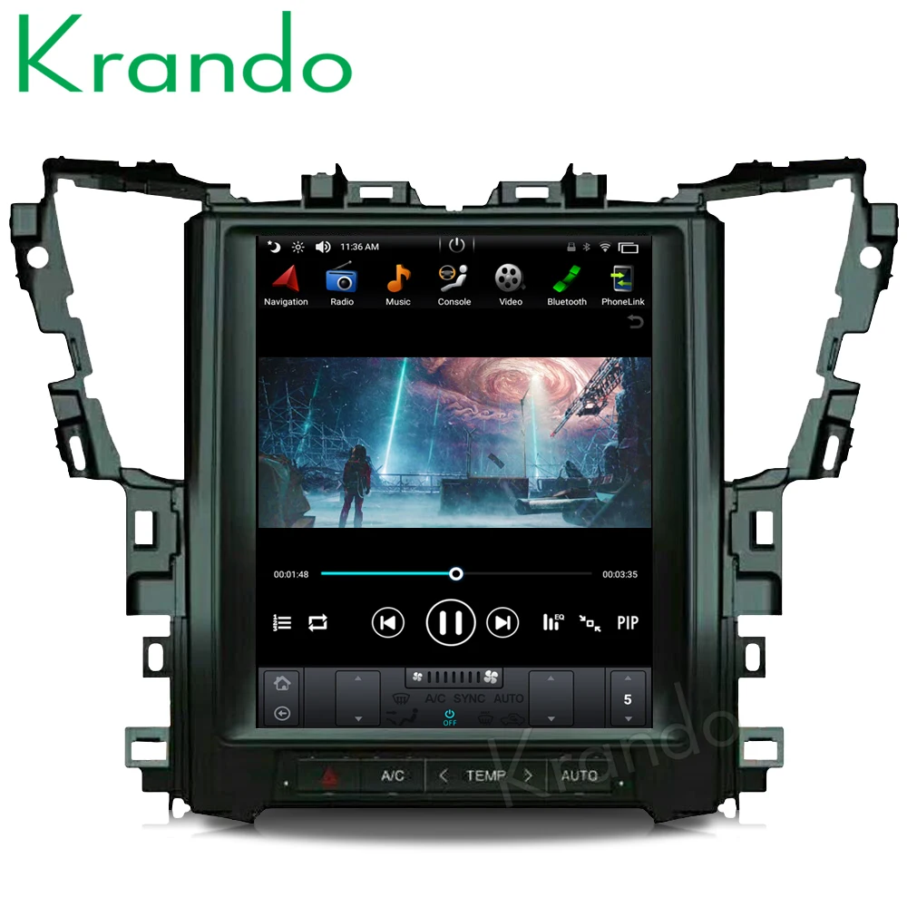 Krando Android 7.1 10.4" Tesla Vertical car multimedia player GPS for Toyota Alphard navigation system radio audio stereo BT
Krando Android 7.1 10.4" Tesla Vertical car multimedia player GPS for Toyota Alphard navigation system radio audio stereo BT