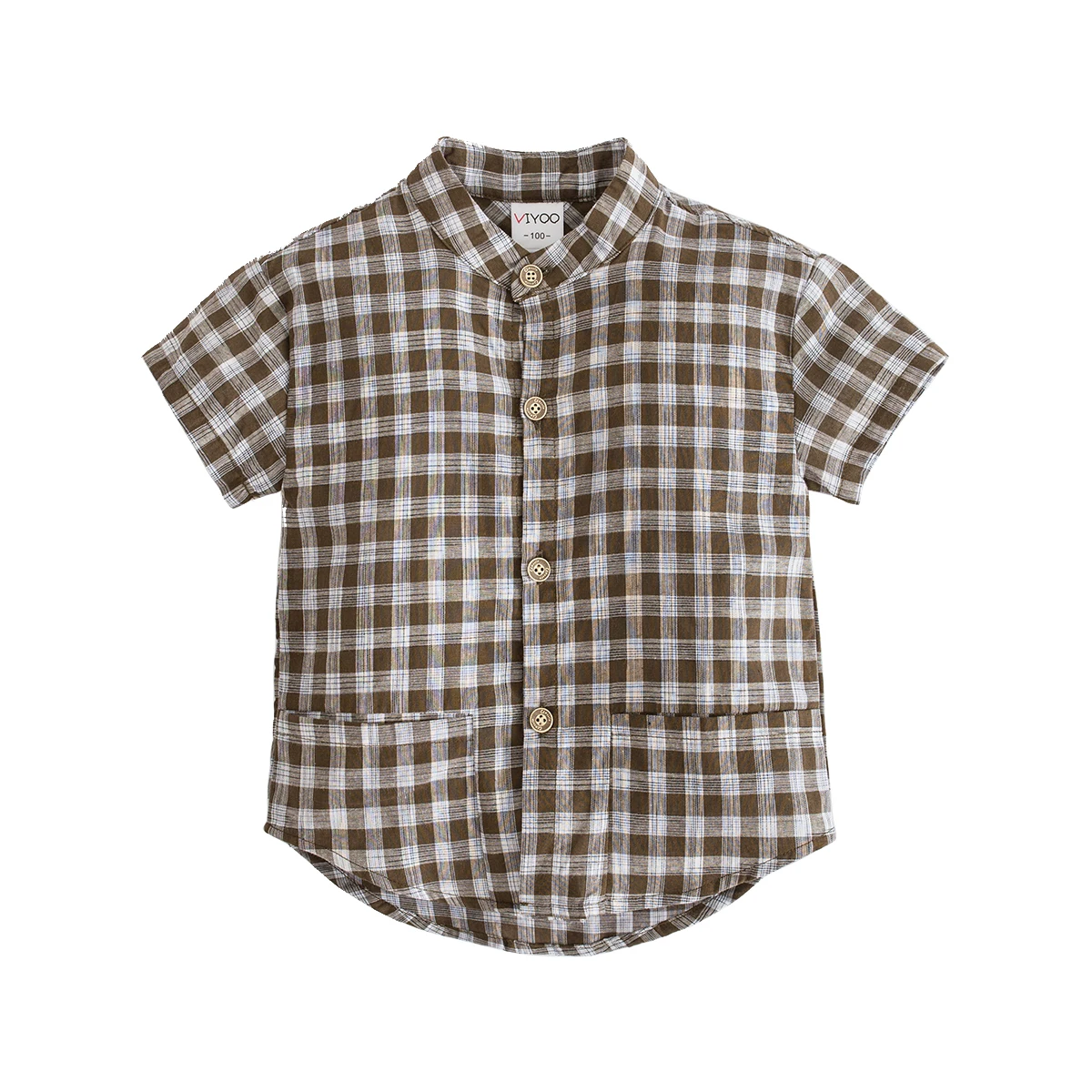 Boys Casual Short-sleeve Tops Lattice Boy Cltohs Girls Unisex Little Children Shirt Fashion Lovely Trun-down Collar Cotton Shirt
Boys Casual Short-sleeve Tops Lattice Boy Cltohs Girls Unisex Little Children Shirt Fashion Lovely Trun-down Collar Cotton Shirt