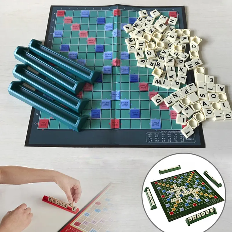 Crossword Board Game English Spelling Instruction Scrabble Puzzles Words Letter Spelling Game Table Jigsaw Educational Kids Toys
Crossword Board Game English Spelling Instruction Scrabble Puzzles Words Letter Spelling Game Table Jigsaw Educational Kids Toys