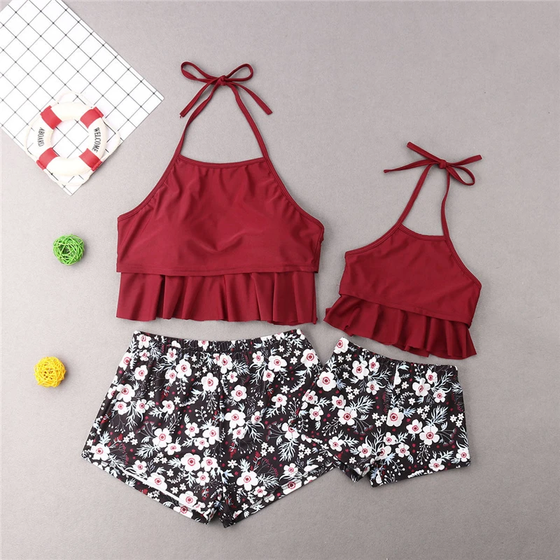 Family Matching Swimwear Floral Mother Daughter Swimsuit Women Bikini Two Piece Bathing Suit Ladies Swimwear Beachwear Biquini
Family Matching Swimwear Floral Mother Daughter Swimsuit Women Bikini Two Piece Bathing Suit Ladies Swimwear Beachwear Biquini