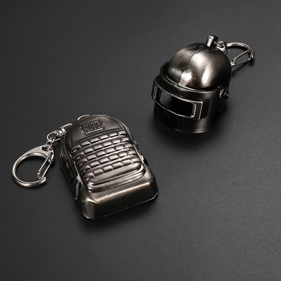 Game PUBG Keychain Playerunknown Battlefield Level 3 Helmet Backpack Saucepan Alloy Cosplay Props Accessories
Game PUBG Keychain Playerunknown Battlefield Level 3 Helmet Backpack Saucepan Alloy Cosplay Props Accessories