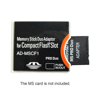 10pcs/lot Cablecc Type II Compact Flash CF to Memory Stick Duo Adapter MS AD-MSCF1 Adapter Converter
10pcs/lot Cablecc Type II Compact Flash CF to Memory Stick Duo Adapter MS AD-MSCF1 Adapter Converter