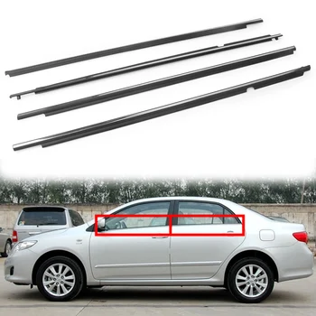 4X Chrome Weatherstrip Door Seal Belt Weather Rain Strips for Toyota Corolla 2009 2010 2011 2012 75730-02190
4X Chrome Weatherstrip Door Seal Belt Weather Rain Strips for Toyota Corolla 2009 2010 2011 2012 75730-02190