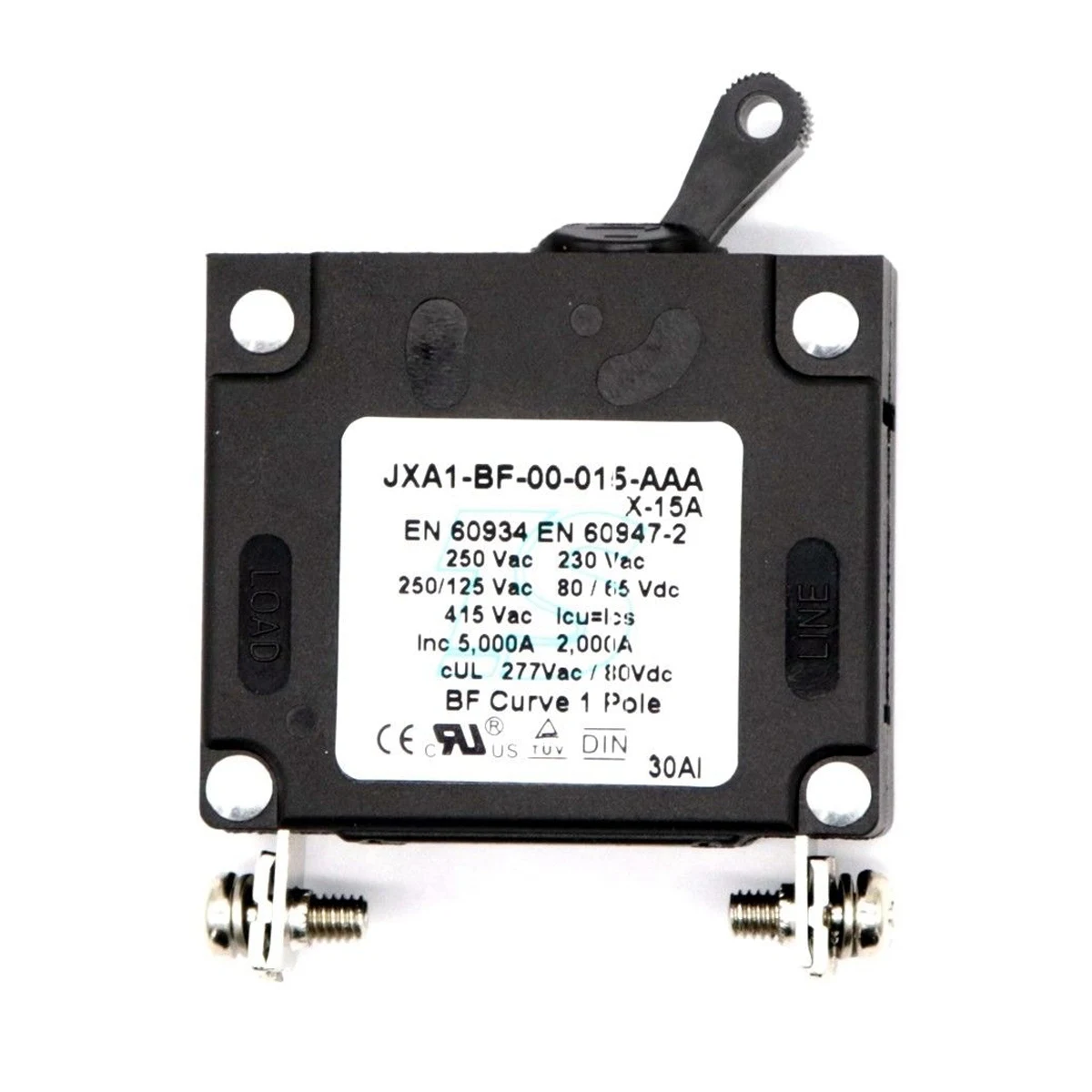 Black Toggle Reset Circuit Breaker Magnetic Switch Ac/Dc Current Overload Protector Rear Mounting With M3 Screws
Black Toggle Reset Circuit Breaker Magnetic Switch Ac/Dc Current Overload Protector Rear Mounting With M3 Screws