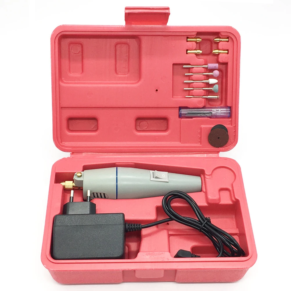 HHO-Mini electric drill 15pcs grinding accessories + adapter Multifunction Engraving machine Electric tool set kit EU Plug
HHO-Mini electric drill 15pcs grinding accessories + adapter Multifunction Engraving machine Electric tool set kit EU Plug