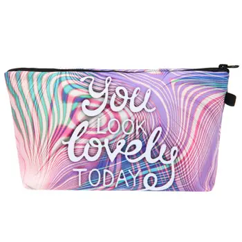 Letter Printed Cosmetic Bags Multifunction for Travel
Letter Printed Cosmetic Bags Multifunction for Travel