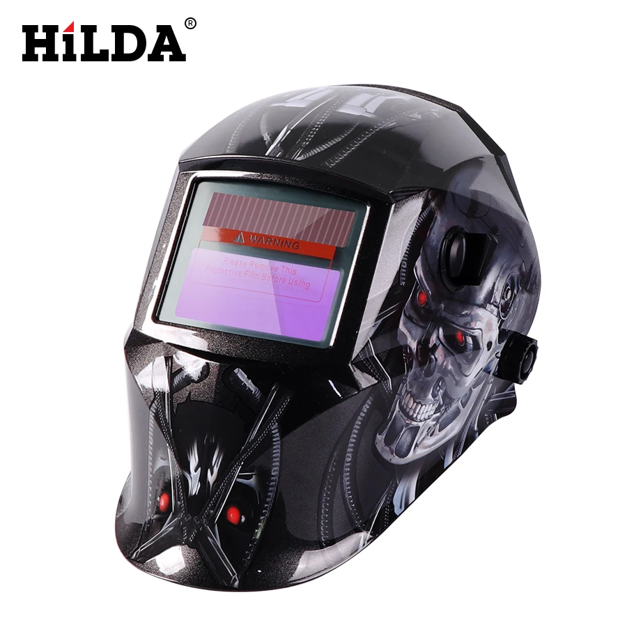 HILDA Skull Solar Auto Darkening MIG MMA Electric Welding Mask/Helmet/welder Cap/Welding Lens for Welding Machine
HILDA Skull Solar Auto Darkening MIG MMA Electric Welding Mask/Helmet/welder Cap/Welding Lens for Welding Machine
