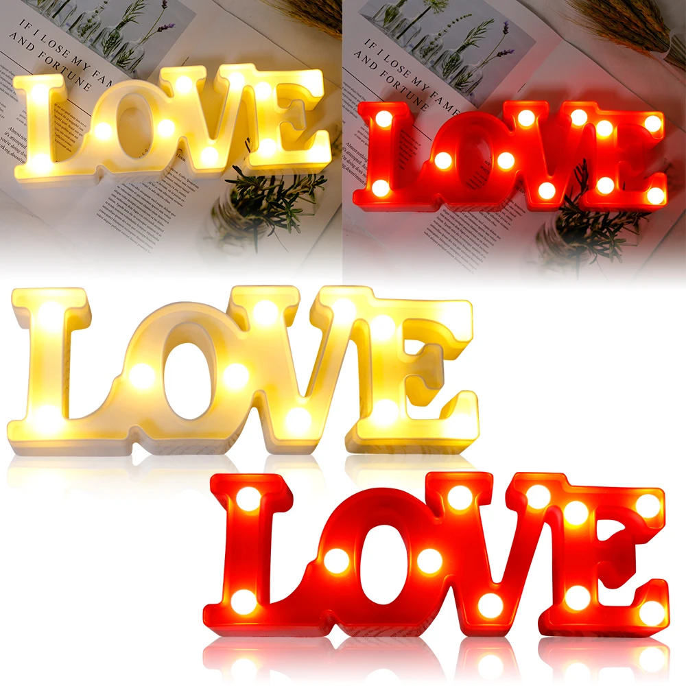LED Night Lights Love Light 3D Novelty Table Lamp Wall Lamp Home Christmas Party Decorations Novelty Lighting for Children D35
LED Night Lights Love Light 3D Novelty Table Lamp Wall Lamp Home Christmas Party Decorations Novelty Lighting for Children D35