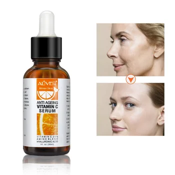 30ml ALIVER Vitamin C Serum for Face Eyes Neck Brighten Anti Ageing Wrinkle Remove Dark Spot Face Serum Skin Care TSLM1
30ml ALIVER Vitamin C Serum for Face Eyes Neck Brighten Anti Ageing Wrinkle Remove Dark Spot Face Serum Skin Care TSLM1
