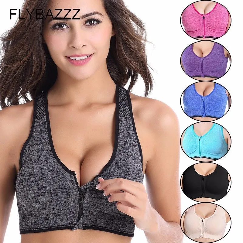 8 Colors Women Zipper Push Up Sports Bras Padded Wirefree Shockproof Gym Fitness Athletic Running Yoga Vest Sports Crop Tops
8 Colors Women Zipper Push Up Sports Bras Padded Wirefree Shockproof Gym Fitness Athletic Running Yoga Vest Sports Crop Tops