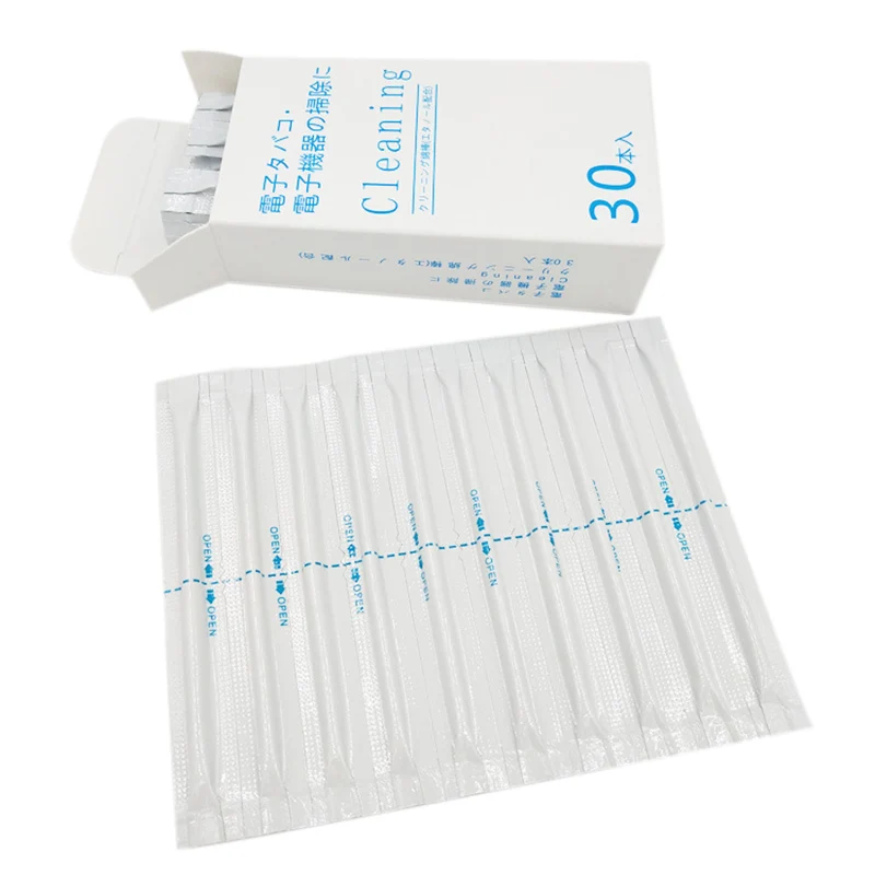 1 Box 30 Pcs Alcohol Swab Swabs Clean Tool Double Head Cotton Cleaning Stick For IQOS 2.4 PLUS LIL/LTN/HEETS/GLO Heater
1 Box 30 Pcs Alcohol Swab Swabs Clean Tool Double Head Cotton Cleaning Stick For IQOS 2.4 PLUS LIL/LTN/HEETS/GLO Heater