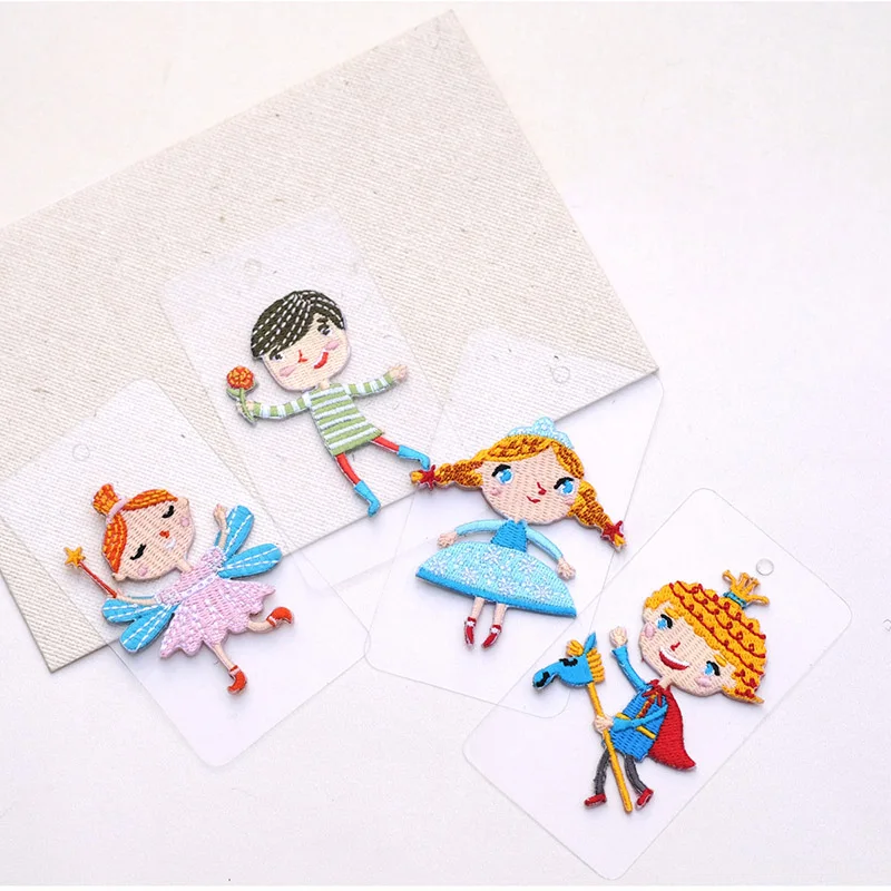 1PC Cute Embroidery Patches Creative Fairy Tale Prince Princess Iron-on Patch For Clothing Dress DIY Appliqued For Girls Gifts
1PC Cute Embroidery Patches Creative Fairy Tale Prince Princess Iron-on Patch For Clothing Dress DIY Appliqued For Girls Gifts