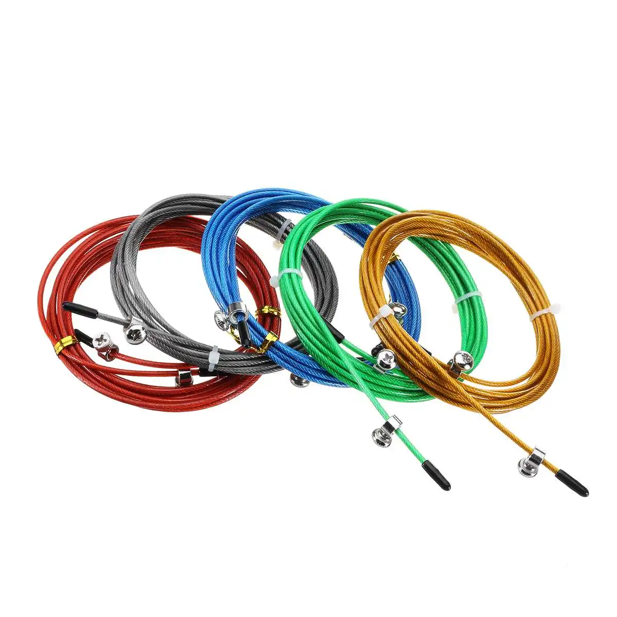 Spare Rope Replaceable Wire Cable for Speed Jump Ropes Skipping Rope Crossfit Fitness MMA Boxing Skip Workout Training
Spare Rope Replaceable Wire Cable for Speed Jump Ropes Skipping Rope Crossfit Fitness MMA Boxing Skip Workout Training