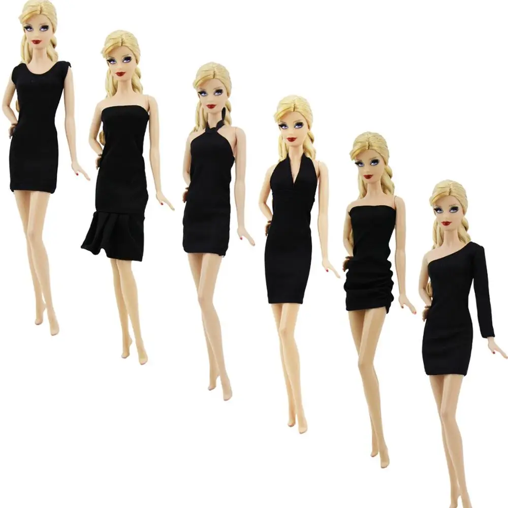 Fashion Handmade Black Dress Evening Dinner Party Wear Short Gown Accessories Clothing Clothes for Barbie Doll
Fashion Handmade Black Dress Evening Dinner Party Wear Short Gown Accessories Clothing Clothes for Barbie Doll
