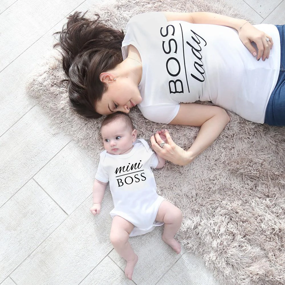 Mom and Son Matching Clothes Family Look 2019 Summer Bestfriend Shirts Mama Little Baby Bodysuit Rompers + Mommy Tshirt Set
Mom and Son Matching Clothes Family Look 2019 Summer Bestfriend Shirts Mama Little Baby Bodysuit Rompers + Mommy Tshirt Set