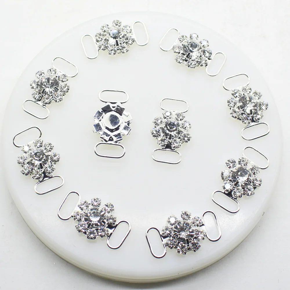 10Pcs/Lot 27*12mm Rhinestones buckles Ribbon Wedding supplies Decorative Diy Webbing Accessories Bikini Bra Connector buckles
10Pcs/Lot 27*12mm Rhinestones buckles Ribbon Wedding supplies Decorative Diy Webbing Accessories Bikini Bra Connector buckles