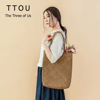 TTOU Women Fashion Designer Lace Handbags Tote Bags Handbag Wicker Rattan Bag Shoulder Bag Shopping Straw Bag
TTOU Women Fashion Designer Lace Handbags Tote Bags Handbag Wicker Rattan Bag Shoulder Bag Shopping Straw Bag