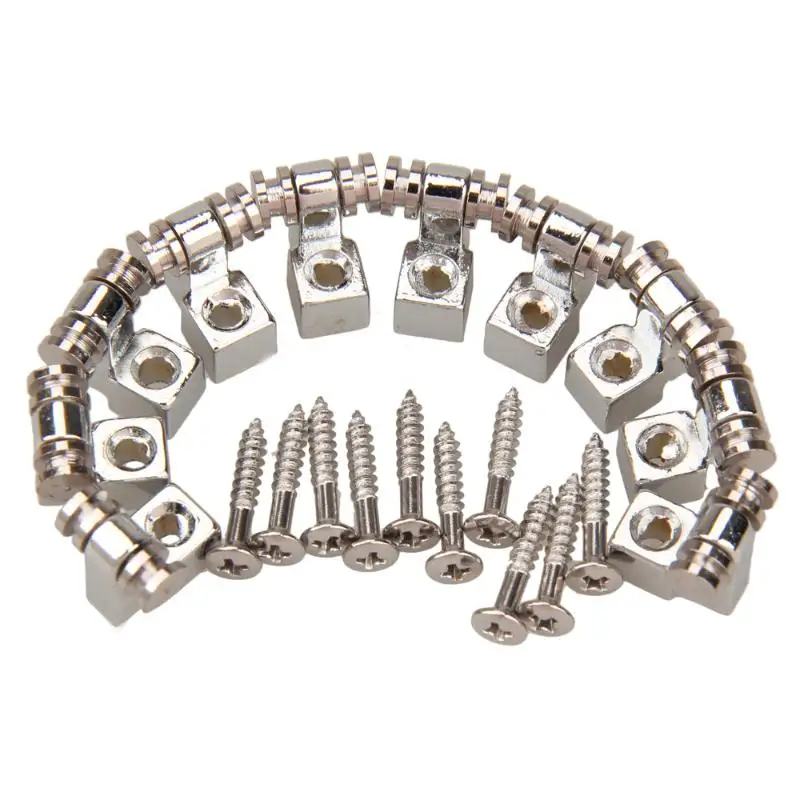 10 pcs Guitar Roller String Retainers Mounting Tree for Fender Strat Electric Guitar Bass Parts Replacement Chrome New
10 pcs Guitar Roller String Retainers Mounting Tree for Fender Strat Electric Guitar Bass Parts Replacement Chrome New