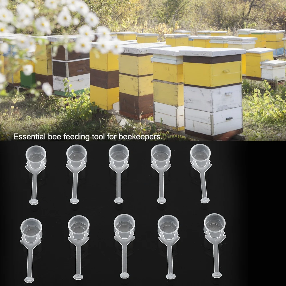 50 pcs Beehive Bee Feeder Plastic Bee Feeding Tool Garden Bee Nest Feeder Cup Apiculture Tool
50 pcs Beehive Bee Feeder Plastic Bee Feeding Tool Garden Bee Nest Feeder Cup Apiculture Tool