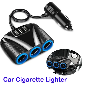 1 Pc 3 In1 Cigarette Lighter Adapter Multiple Ports USB Car Charger Cigarette Lighter Splitter Car Accessories
1 Pc 3 In1 Cigarette Lighter Adapter Multiple Ports USB Car Charger Cigarette Lighter Splitter Car Accessories