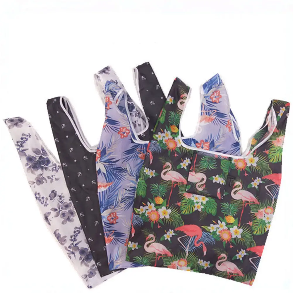 Reusable Foldable Ladies Shopping Bag Eco Animal Tote Handbag Fold Away Bag Flamingo Shopping Fruit Vegetable Storage Handbags
Reusable Foldable Ladies Shopping Bag Eco Animal Tote Handbag Fold Away Bag Flamingo Shopping Fruit Vegetable Storage Handbags