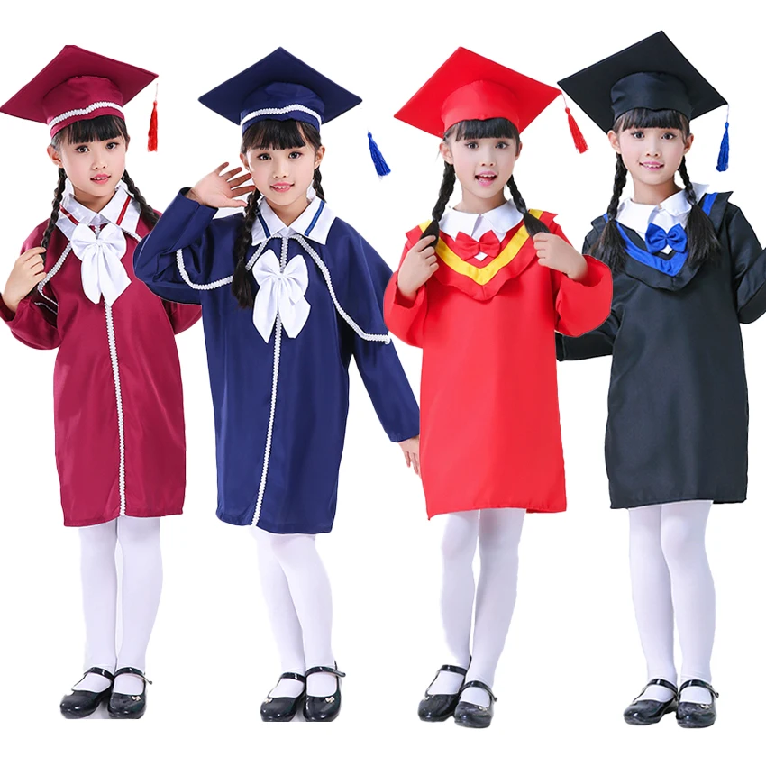 Kids Graduation Gown Children Bachelor Costumes School Students Uniform Girls Dress set with Hat Baby Performance Clothing
Kids Graduation Gown Children Bachelor Costumes School Students Uniform Girls Dress set with Hat Baby Performance Clothing