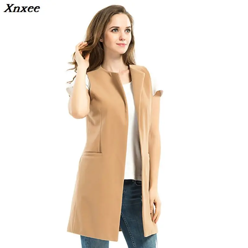 Autumn Winter Women Vest 2018 Formal Work Office Lady Jacket Coat Female Casual Long Sleeve Plus Size Vest Coat Outerwear 3XL
Autumn Winter Women Vest 2018 Formal Work Office Lady Jacket Coat Female Casual Long Sleeve Plus Size Vest Coat Outerwear 3XL