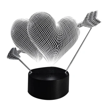 Romantic 3D Glow LED Night Light 7 Colors Optical Illusion Lamp Touch Sensor Perfect for Home Party Festival Decor Great Gift
Romantic 3D Glow LED Night Light 7 Colors Optical Illusion Lamp Touch Sensor Perfect for Home Party Festival Decor Great Gift