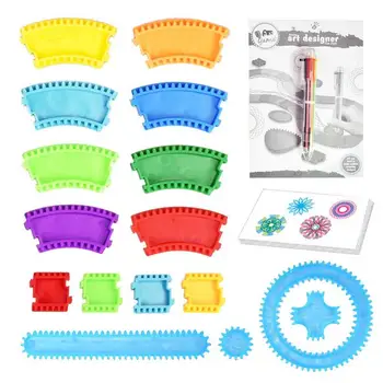 Spirograph Children's Painting Track Set Gear Multifunctional Innovative Magical Painting Ruler Toy Drawing Stencils Set
Spirograph Children's Painting Track Set Gear Multifunctional Innovative Magical Painting Ruler Toy Drawing Stencils Set
