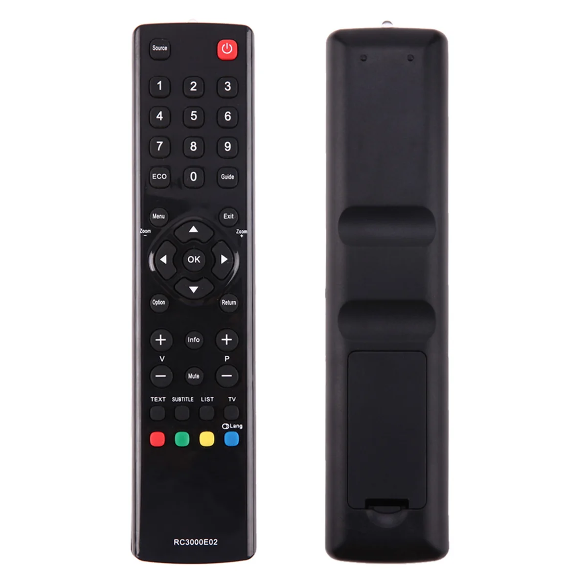 SOONHUA Universal TV Remote Control Black Replacement Remote Controller For TCL RC3000E02 LED LCD Smart TV
SOONHUA Universal TV Remote Control Black Replacement Remote Controller For TCL RC3000E02 LED LCD Smart TV