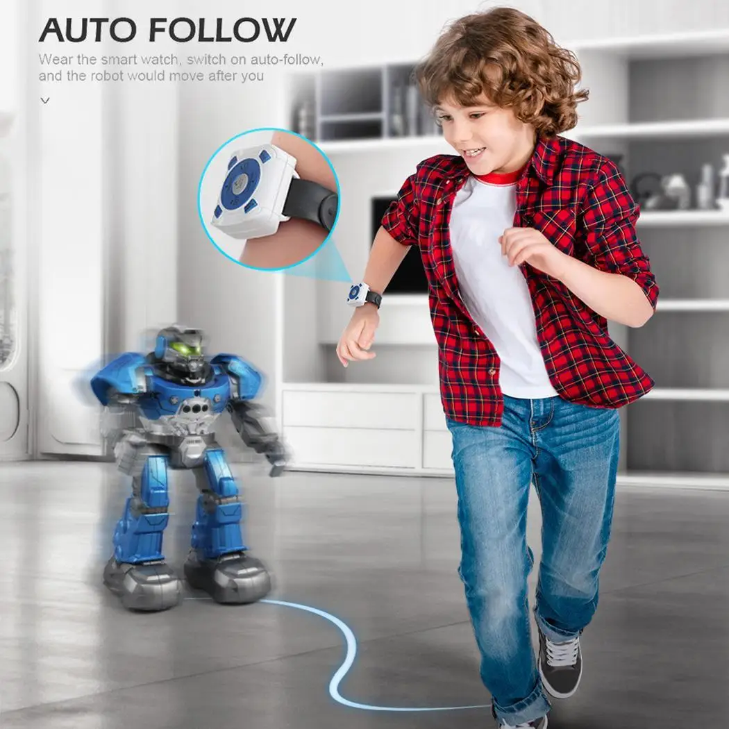 Kids Intelligent robot smartwatch control auto Music Dance RC Smart Robot Mini easy carry Watch Gesture Sensor RC Toys Casual
Kids Intelligent robot smartwatch control auto Music Dance RC Smart Robot Mini easy carry Watch Gesture Sensor RC Toys Casual