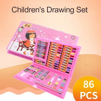 86pcs/set Children's Drawing Painting Watercolor Art Marker Pens Kids Graffiti Educational Toys Creative Kids Gifts Art Supplies
86pcs/set Children's Drawing Painting Watercolor Art Marker Pens Kids Graffiti Educational Toys Creative Kids Gifts Art Supplies