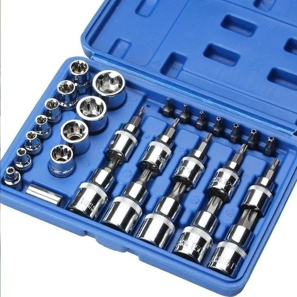 Quality 29pcs Automobile Motorcycle Car Repair Tool chrome vanadium steel Press batch sleeve head auto repair Household tool
Quality 29pcs Automobile Motorcycle Car Repair Tool chrome vanadium steel Press batch sleeve head auto repair Household tool